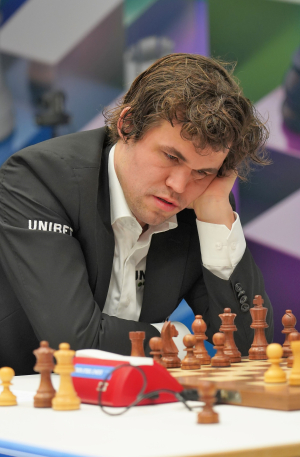 Magnus Carlsen in Wijk aan Zee 2023