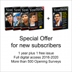 Yearbook Special Offer for new Subscribers