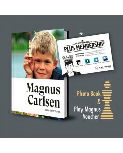 Magnus Carlsen: A Life in Pictures + Play Magnus Voucher