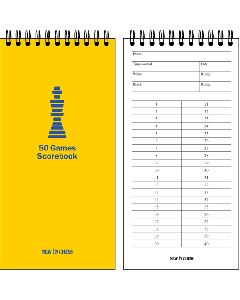50 Games Scorebook