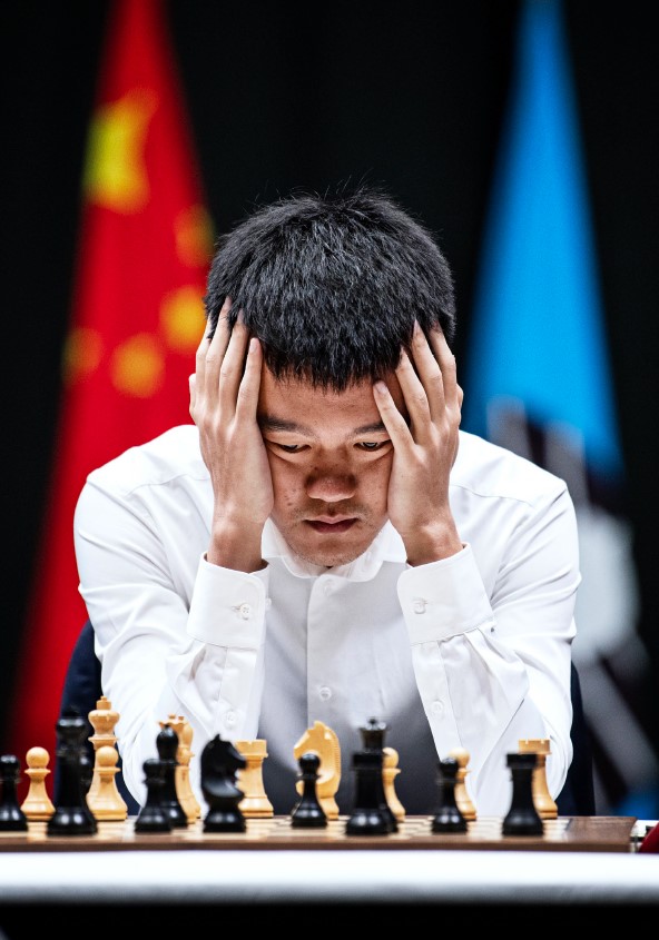 Ding Liren in action