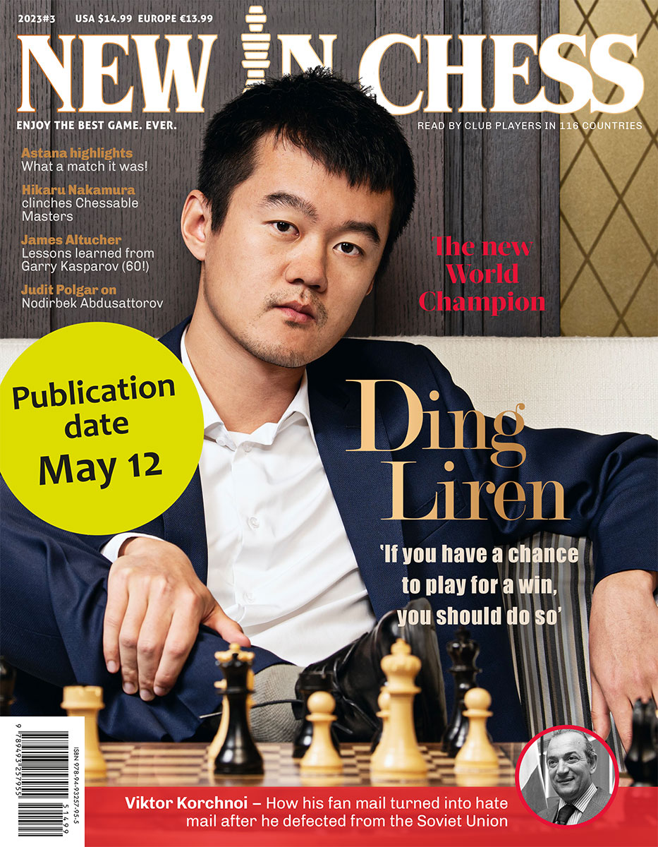 Ding Liren - 17th World Champion in New In Chess magazine