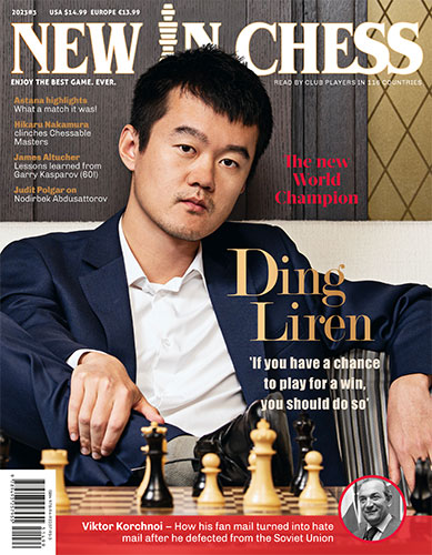 Ding Liren - 17th World Champion in New In Chess magazine
